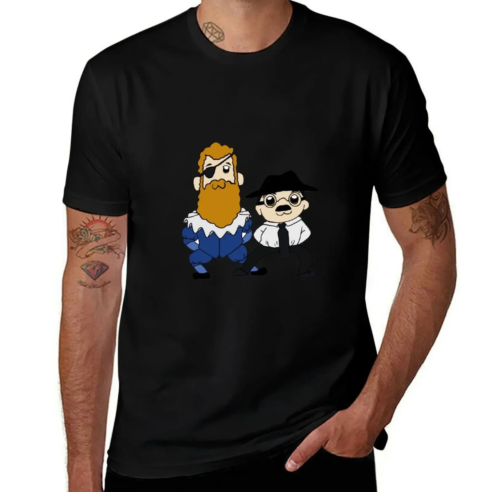 Футболка с пародой команды Fernando Pessoa e Cam?es винтажная одежда по индивидуальному