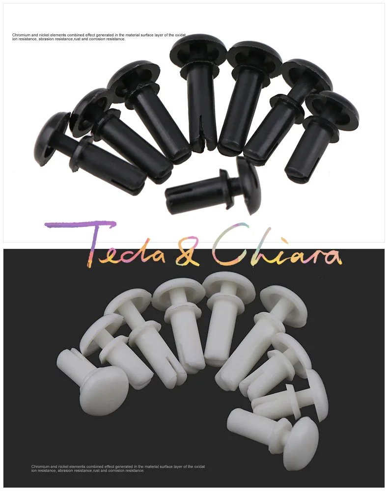 

100 шт. R4060 4,1 мм x 4 мм для 6 мм 4,1*4 для 6 диаметров отверстия Белый Черный Нейлон Пластик изоляционные PC доска R Тип Push