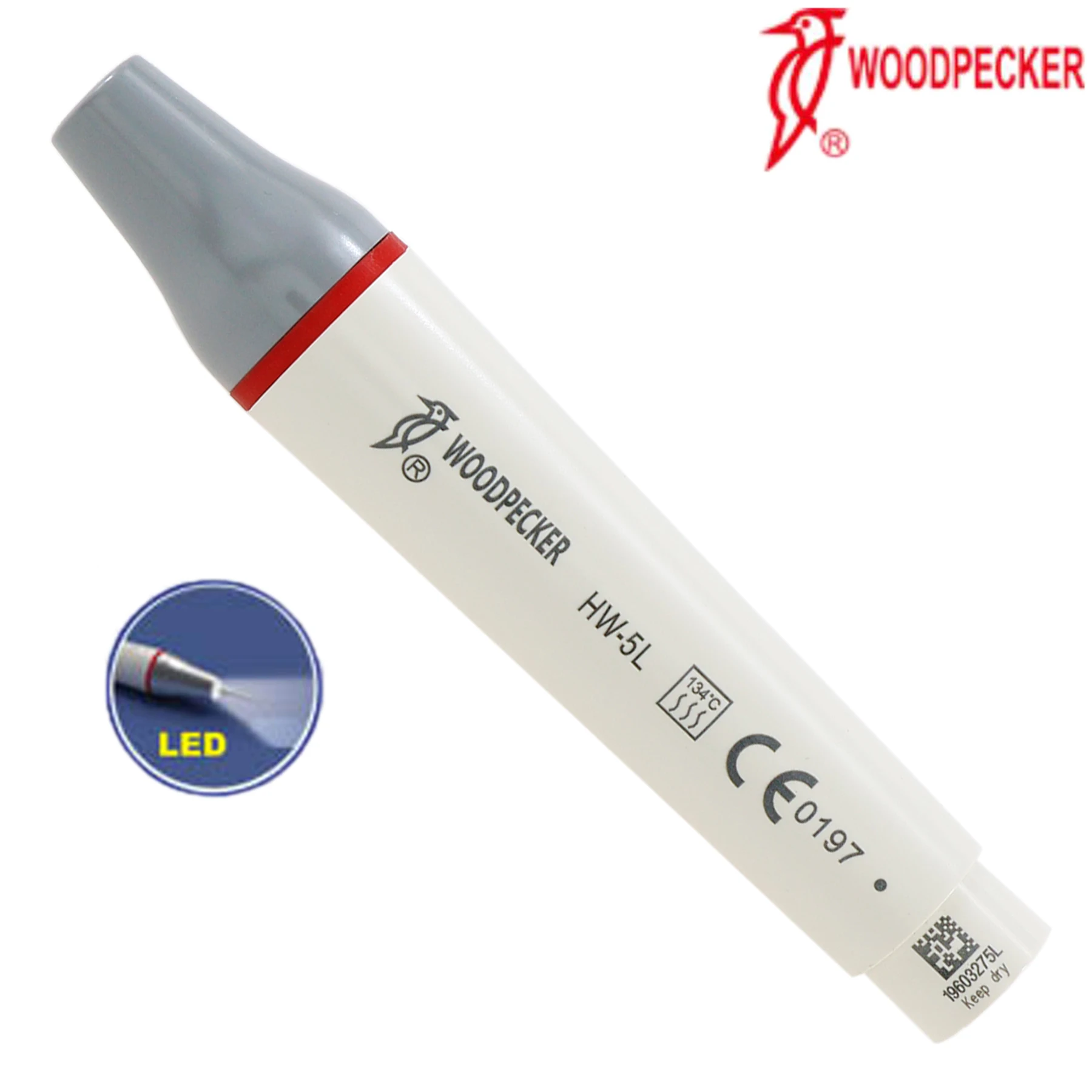 Woodpecker Detachable HW-5L Ultrasonic Piezo Dental Scaler LED light Handpiece