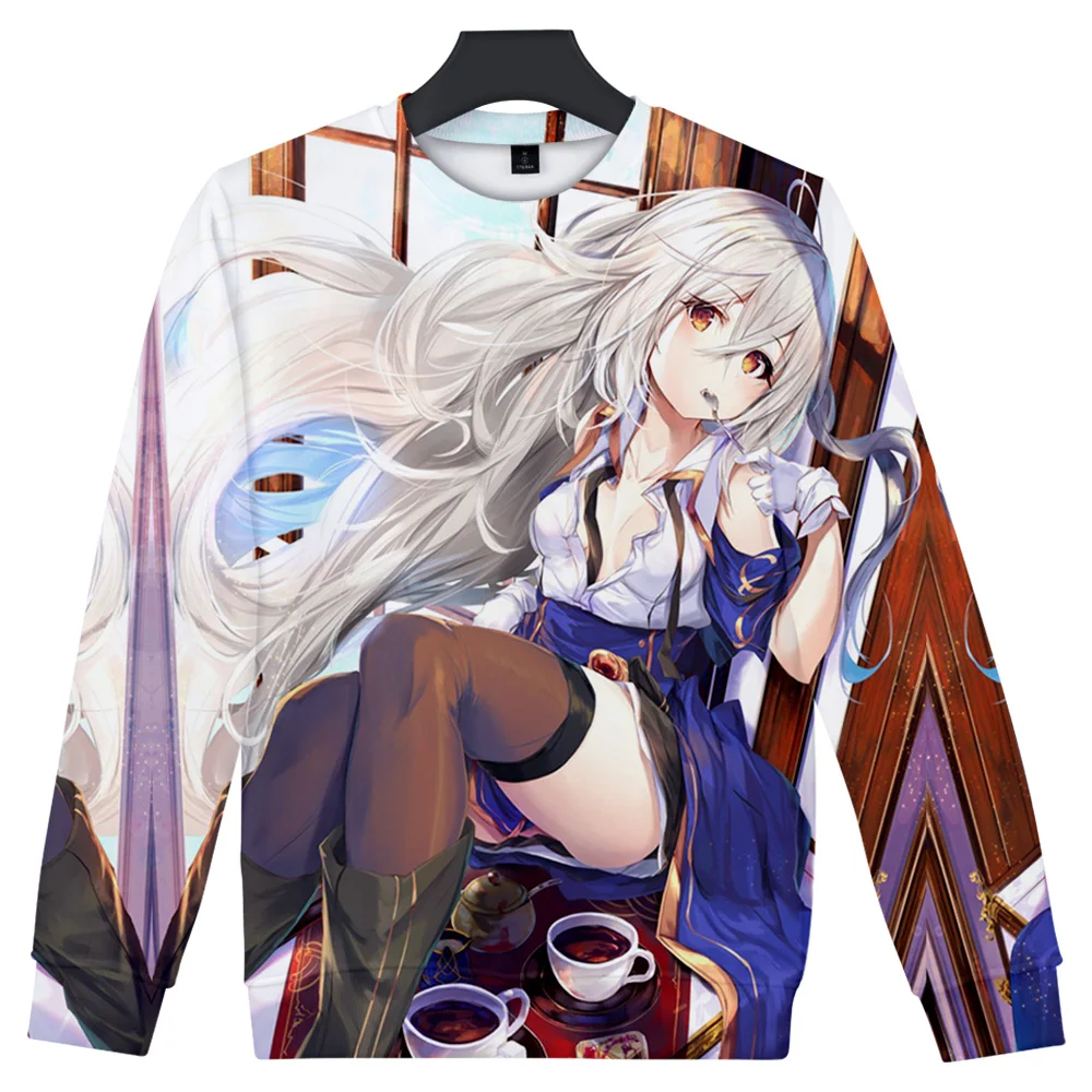 

Cosplay Tensai Ouji No Akaji Kokka Saisei Jutsu 3D printed O-Neck Sweatshirts Boys/Girls Capless Sweatshirt Hatless Sweatshirt