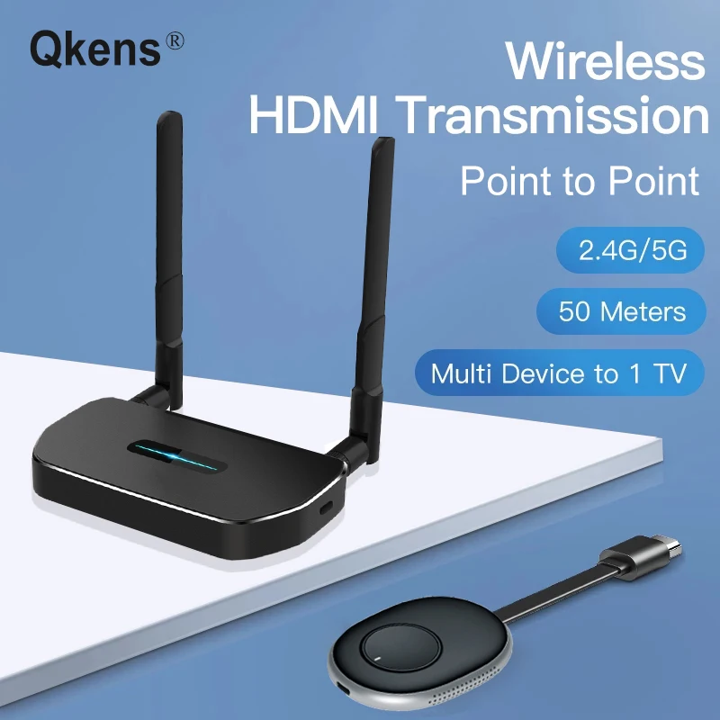 

50 м беспроводной HDMI удлинитель видео передатчик приемник экран совместное использование адаптер переключатель для PS4 DVD телефона ноутбука ...