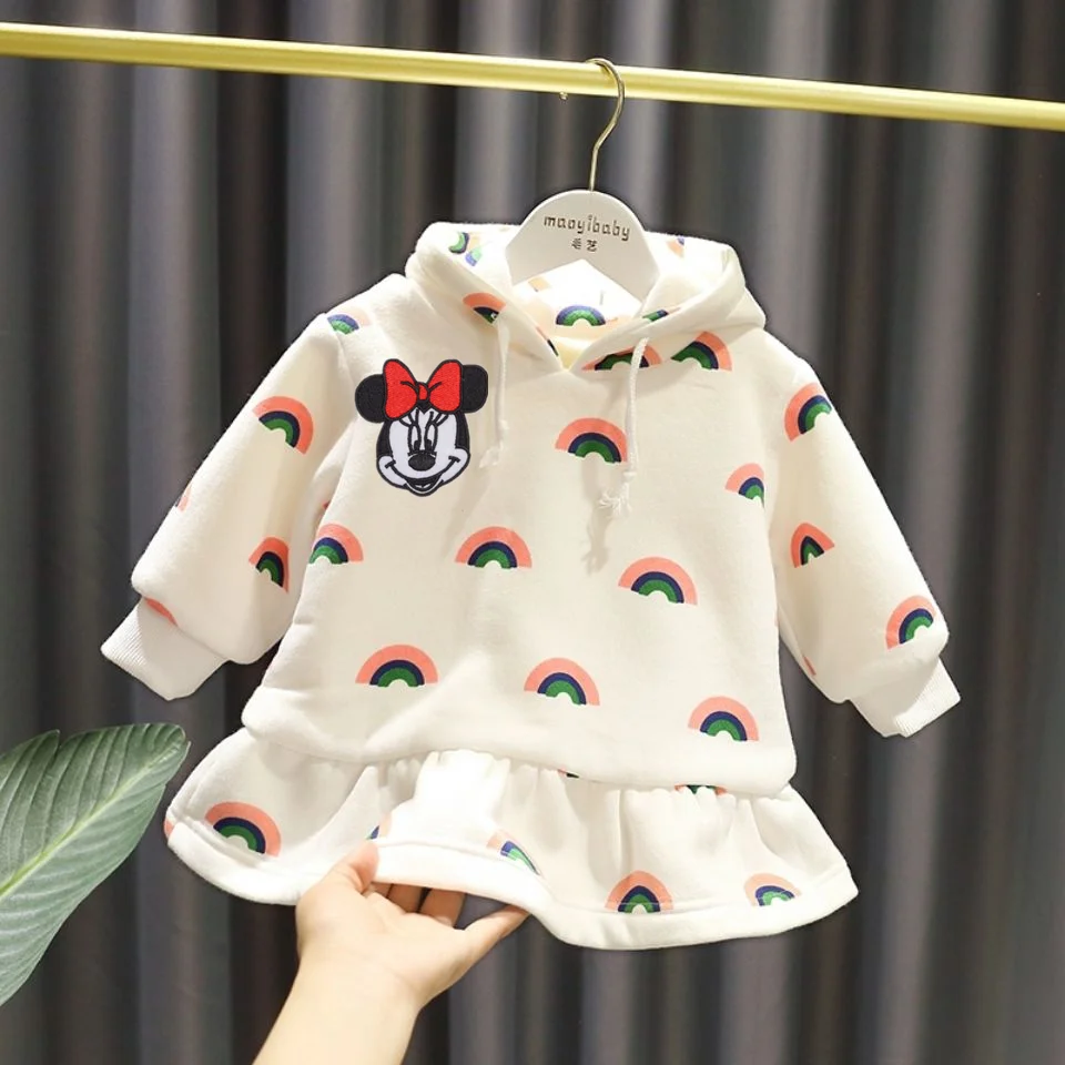 

Disney children's sweater autumn and winter cartoon base sweater girl boy sweater to keep warm