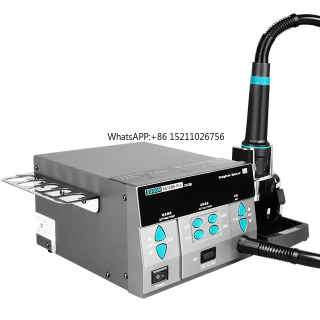 Паяльная станция SUGON 8610DX Pro 220 В/110 В ЖК-дисплей цифровой дисплей 1000 Вт