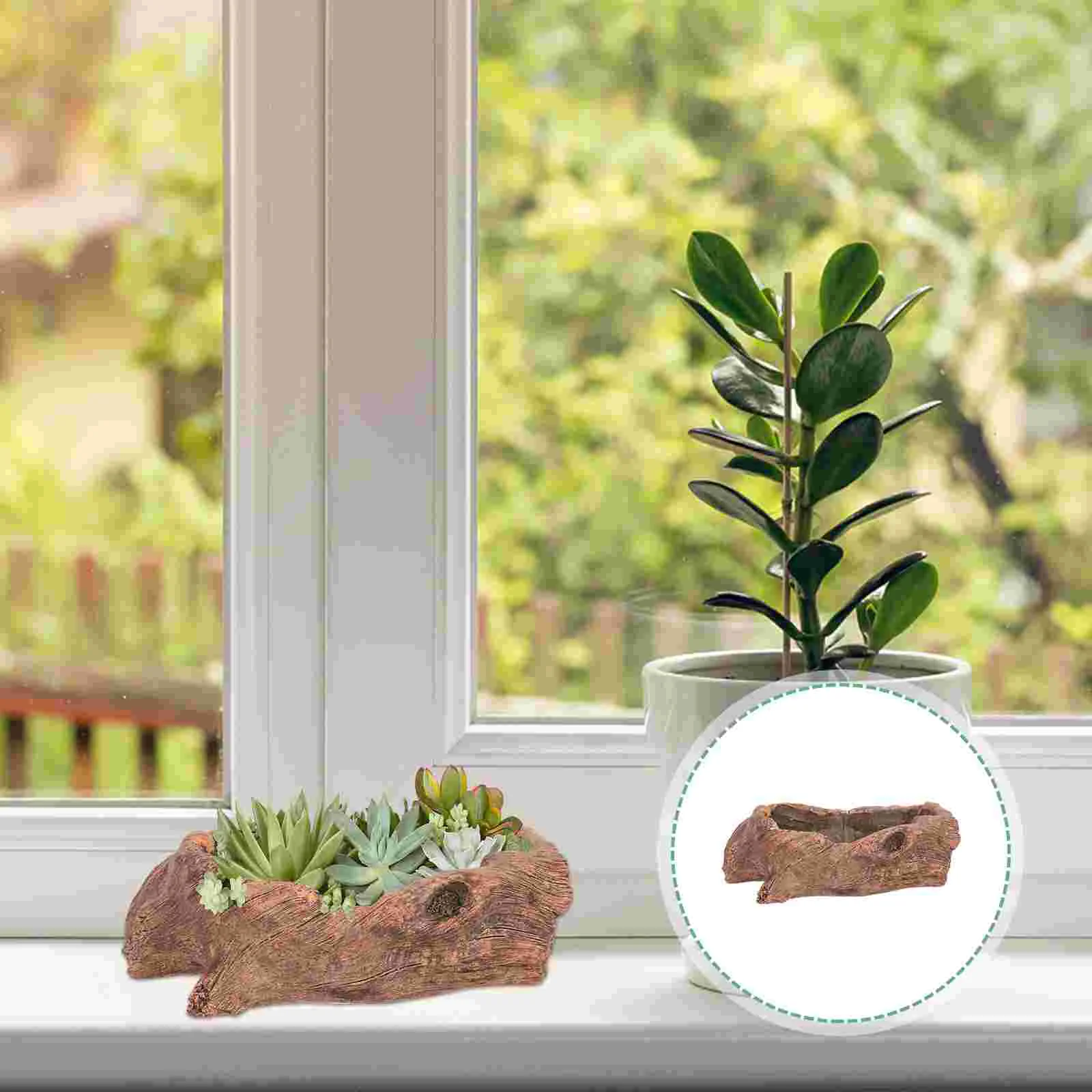 

Simulated Tree Root Model Flower Pot Succulent Plant Planter Desktop Adornment