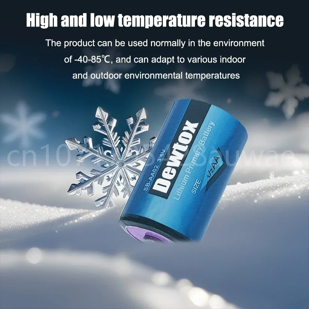 5PCS SB-AA02 3.6V 1/2AA LS14250 ER14250 Suitable for ETC Programming Lithium Battery PLC Instrument
