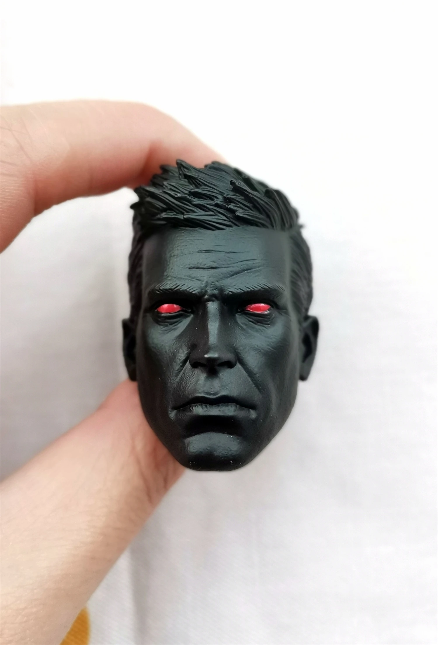 

1/6 игра Ver. Голова Бига-Бен Темный рыцарь поднимается, черная голова Брюса, модель «сделай сам», экшн-фигурка 12 дюймов, игрушки