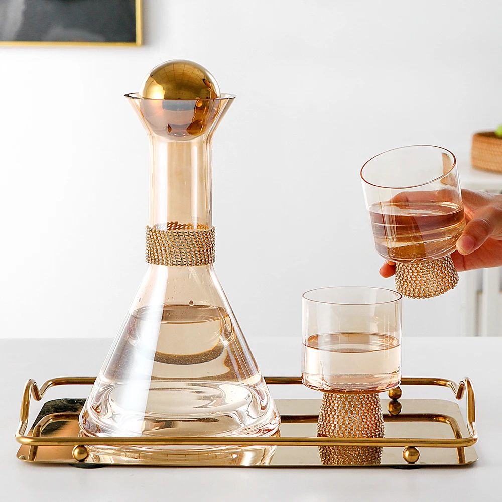 (Можно выгравировать логотип) 1150 мл легкая роскошная бытовая чашка для воды набор