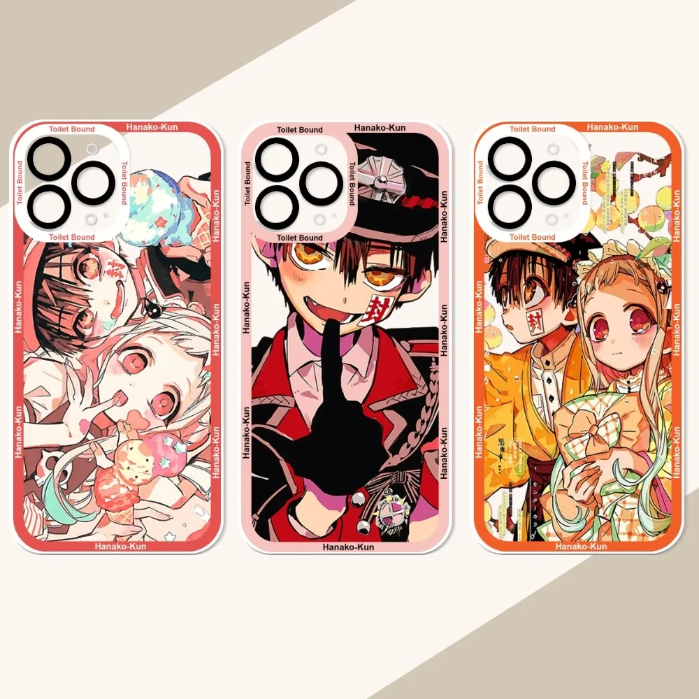 Чехол для телефона T-Toilet B-Bound H-Hanako Kun Iphone 16 15 14 13 12 11 Pro Max Plus подарок девочек