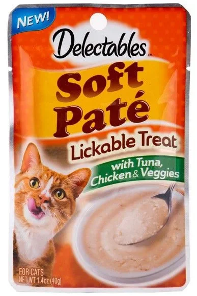 

2022 Hartz Soft Pate Lickable Treat for Cats Tuna Chicken and Veggies