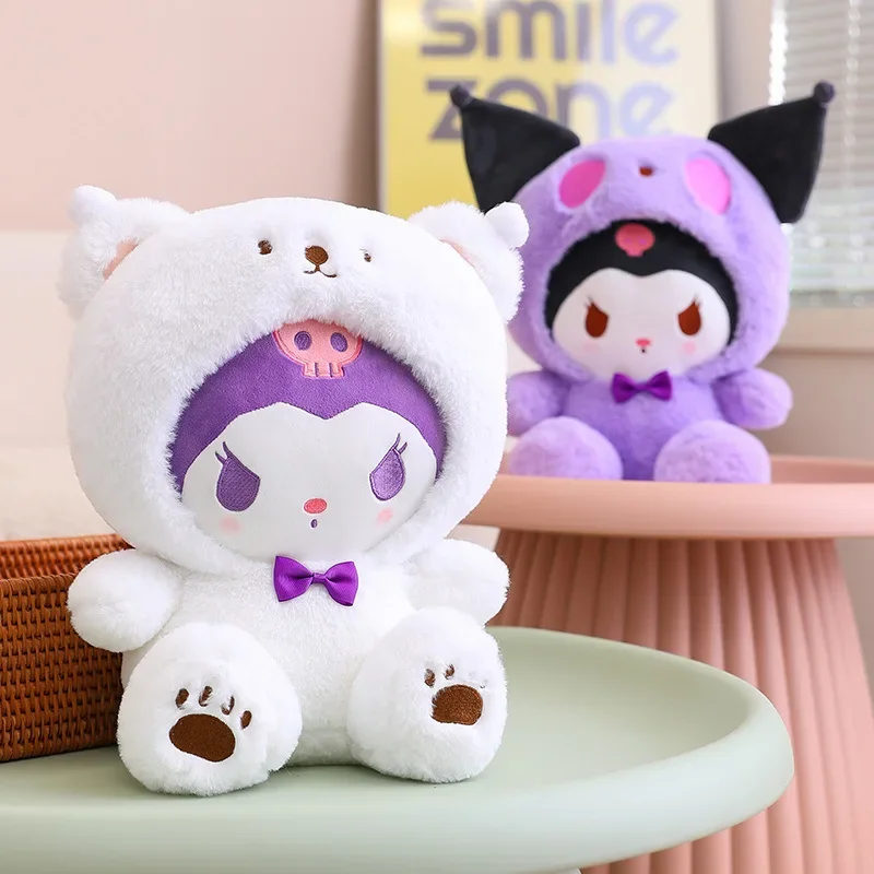 Sanrio Kuromi плюшевые аксессуары декор комнаты мягкие кавайные вещи для фильмов и