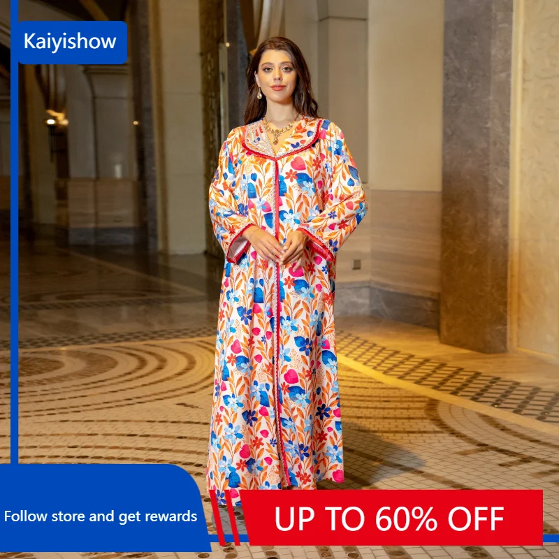 

Eid Ramadan Long Dresses Muslim Abaya for Women Jalabiya Dress Turkey Diamond Kimono Robe Moroccan Caftan Elegant Vestidos 2023