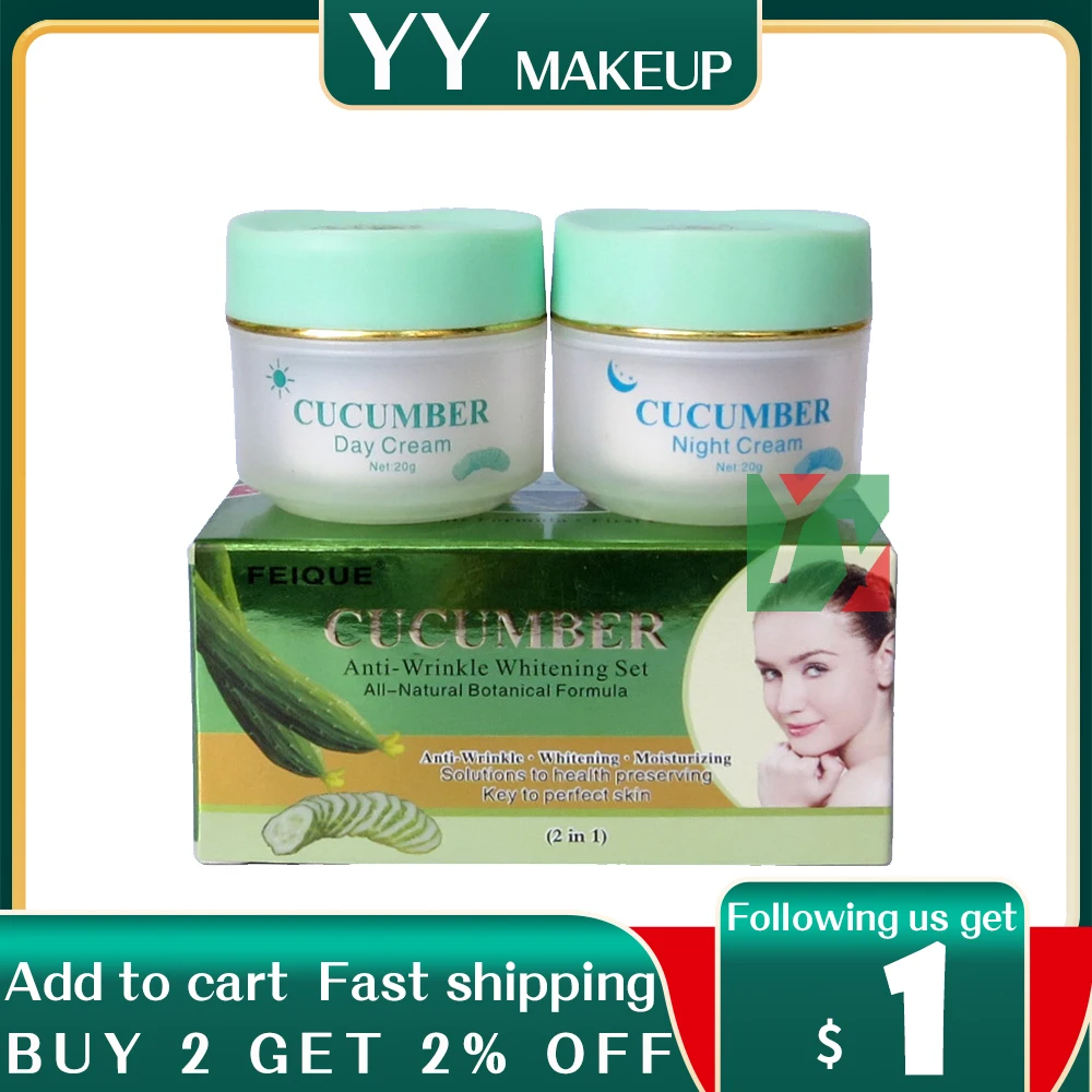 CUCUMBER anti wrinkle whitening cream for face Hot selling natural botanical formula