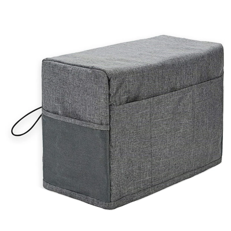 

Sewing Machine Accessories With Pockets Protective Reusable Solid Portable Oxford Cloth Dust Cover Quilted Sun Shade