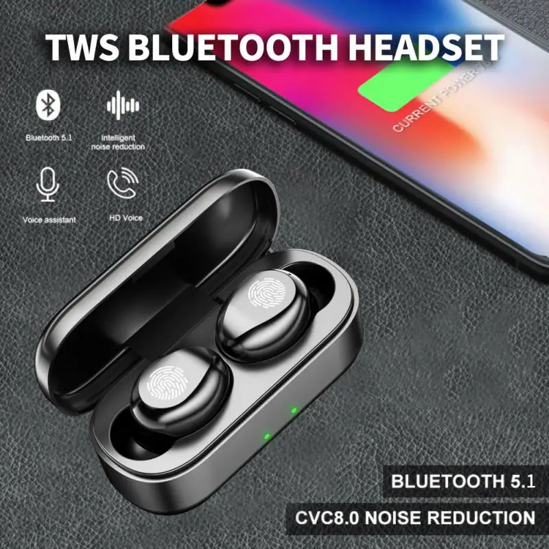 

Беспроводные Bluetooth-наушники V5.1, 300 мА ч