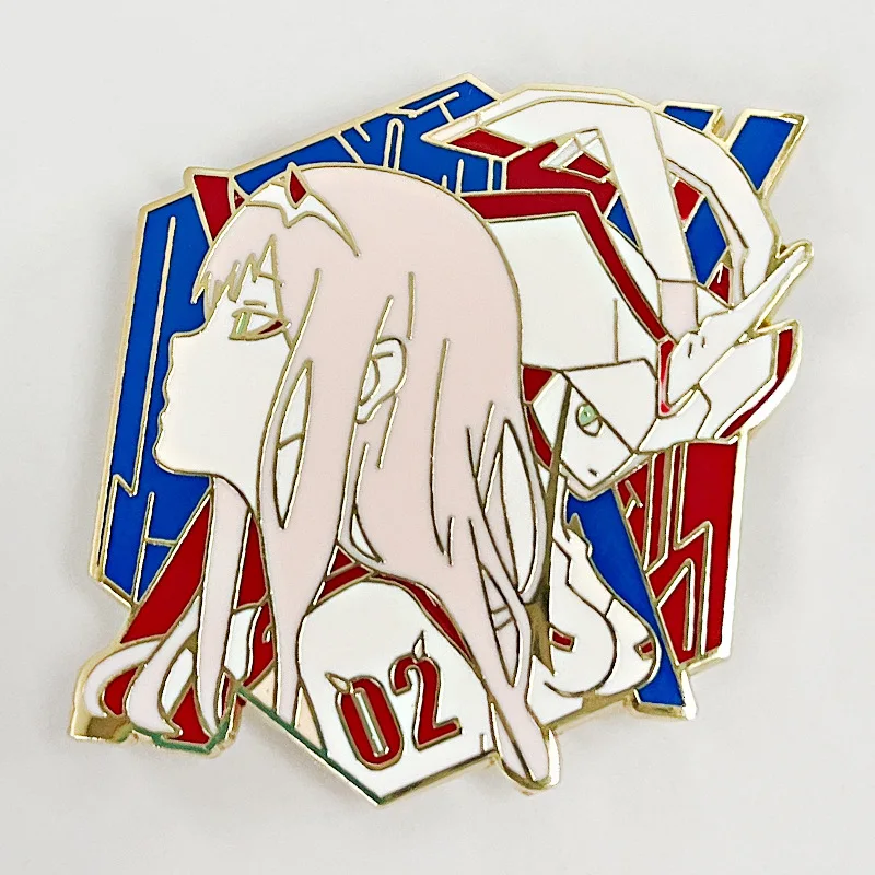 

Женская эмалированная брошь на рюкзак, в стиле аниме «любимый в Фране»