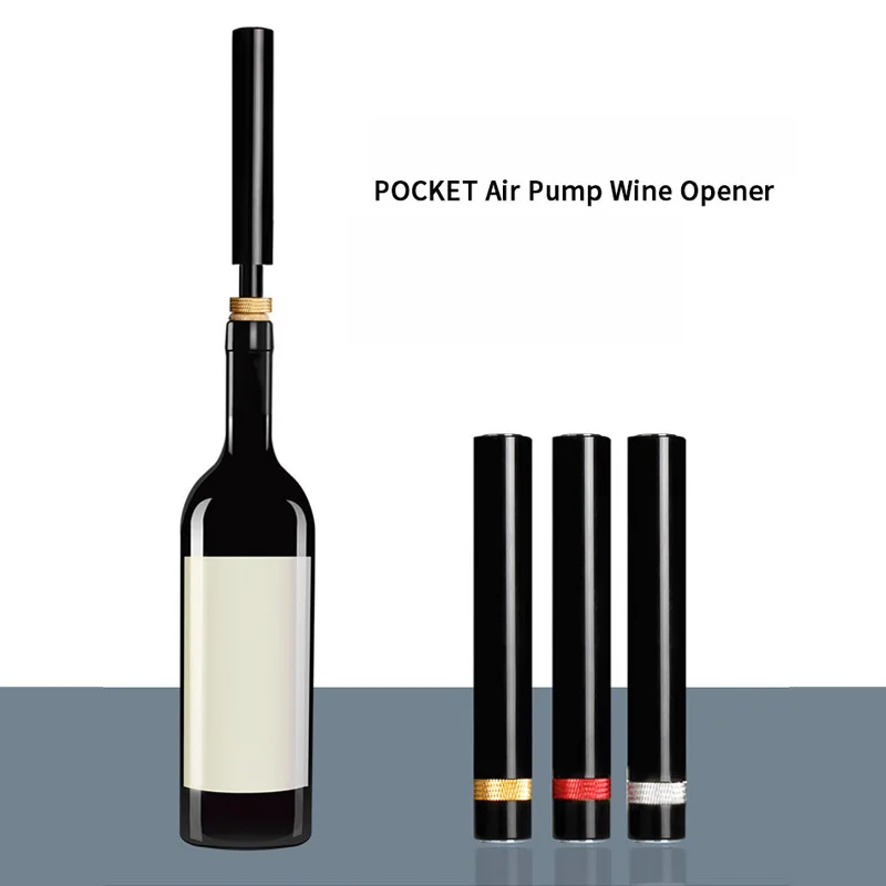 

1Pcs Pin Cork Remover Bar Accessories Stainless Steel Kitchen Tools Air Pressure Corkscrew Air Pump Wine Bottle Opener