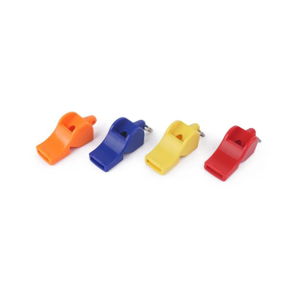 

Pack of 2 Safety Whistle Multicolored Outdoor Equipment Training Prop Workmanship Camping Supplies Plastics Sound Maker