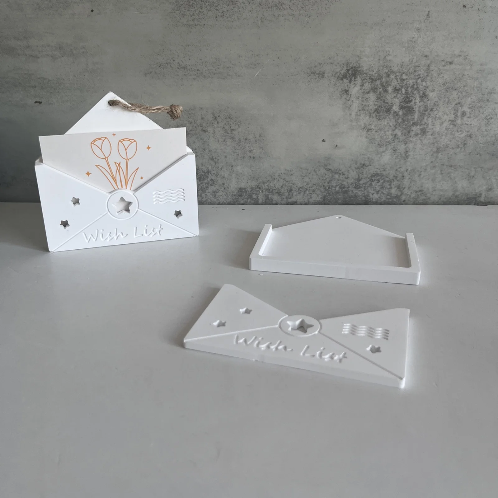 Рождественский конверт Wishlist силиконовая форма лист желаний в Санта-Клаус