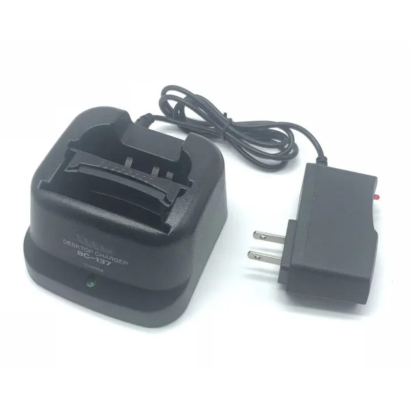 ICOM BC-137 Fast Rapid Dock Charger for IC-A6 IC-A24 IC-V8 IC-V82 IC-U82 IC-F3GT IC-F4GT IC-F30GT IC-F40GT BC-144N BP-209N Radio