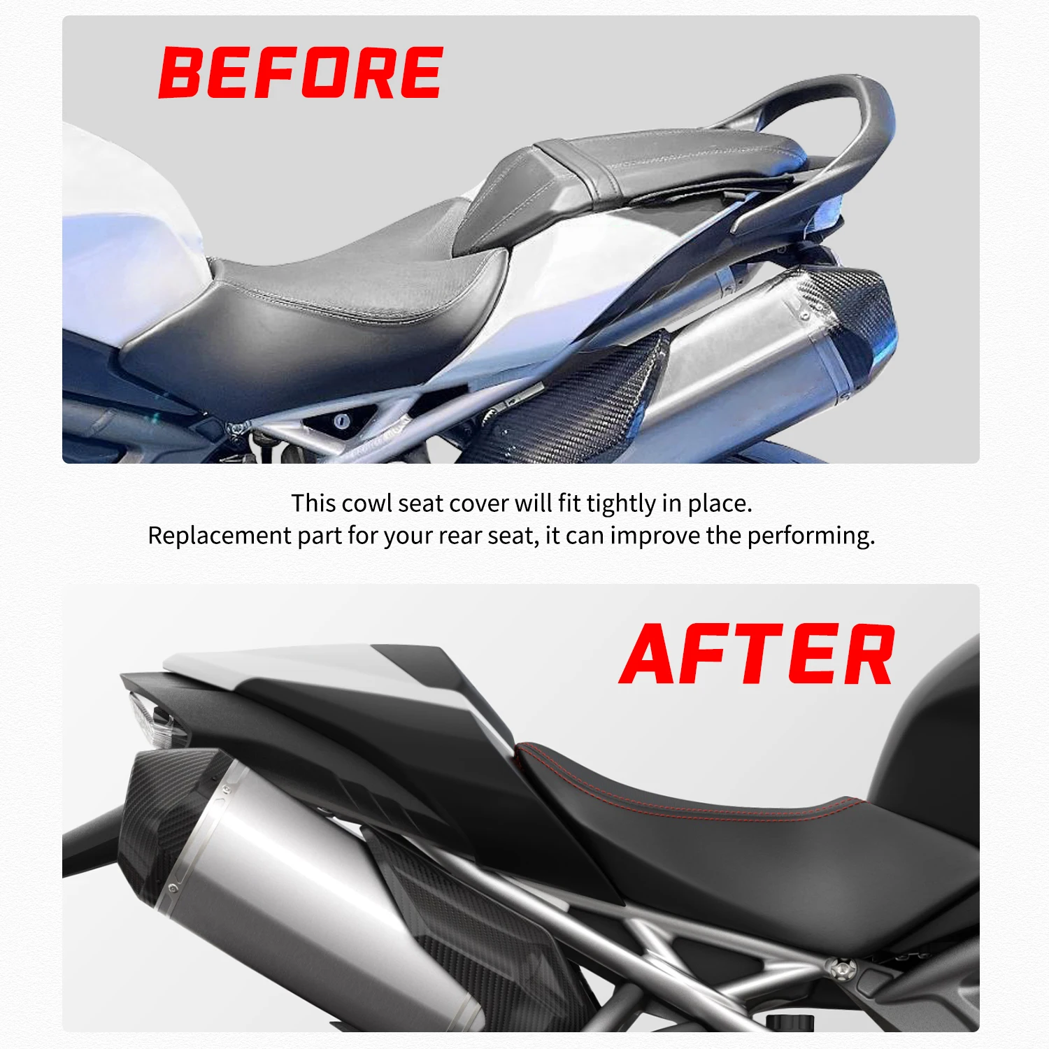 Чехол для заднего сиденья мотоцикла Cowl Solo обтекатель Triumph Speed Triple RS1050 RS 1050 2018 2019 2020