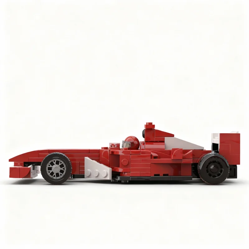 248 деталей MOC Scuderia Ferrari F2004 City Champions: Конструктор, модель для сборки, рождественский подарок, творческая идея, кирпичики для самостоятельной сборки (art.: 3920da63f712d) - 3920da63f712d