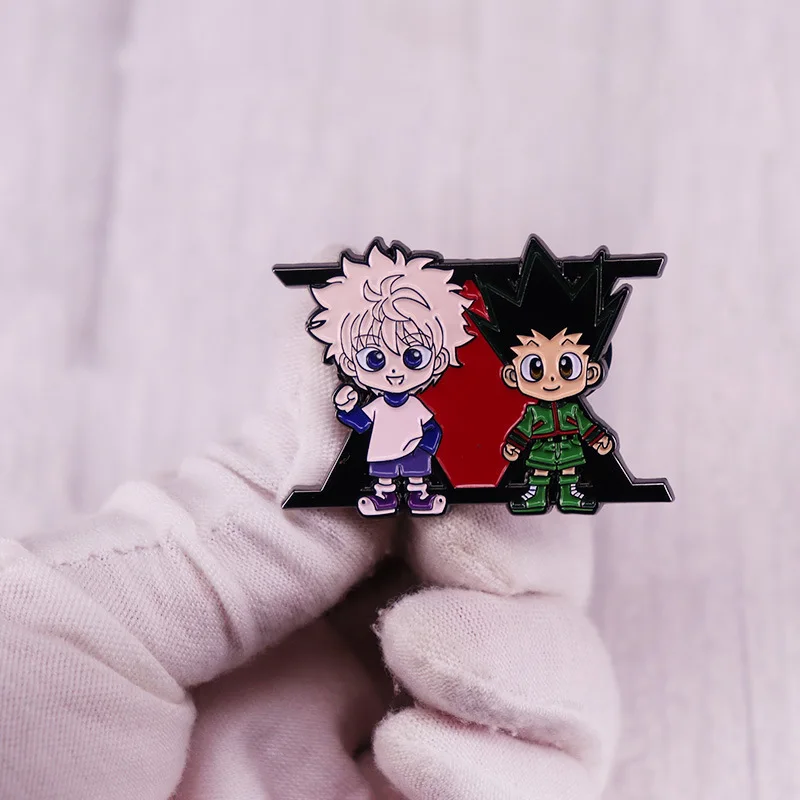 HUNTER×HUNTER эмалированная заколка Женская Брошь на лацкан заколки для рюкзака броши