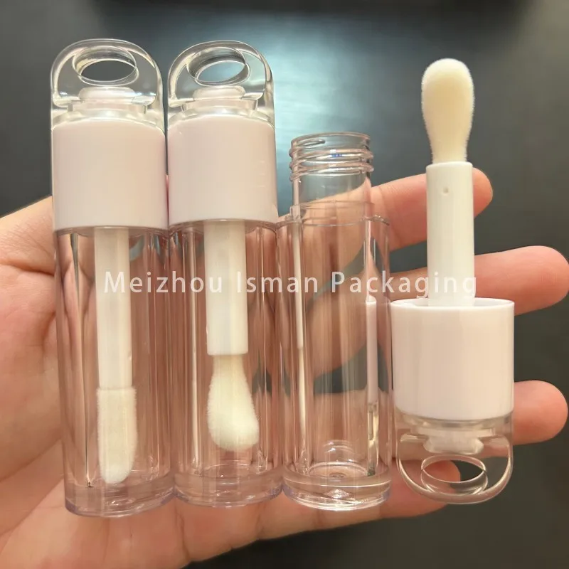 50 шт. пустая прозрачная палочка ярких цветов Big Doe Foot детские тюбики для блеска губ