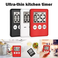 super thin lcd digital screen kitchen countdown timer magnet clock sleep stopwatch clock timer temporizador clock dropshipping