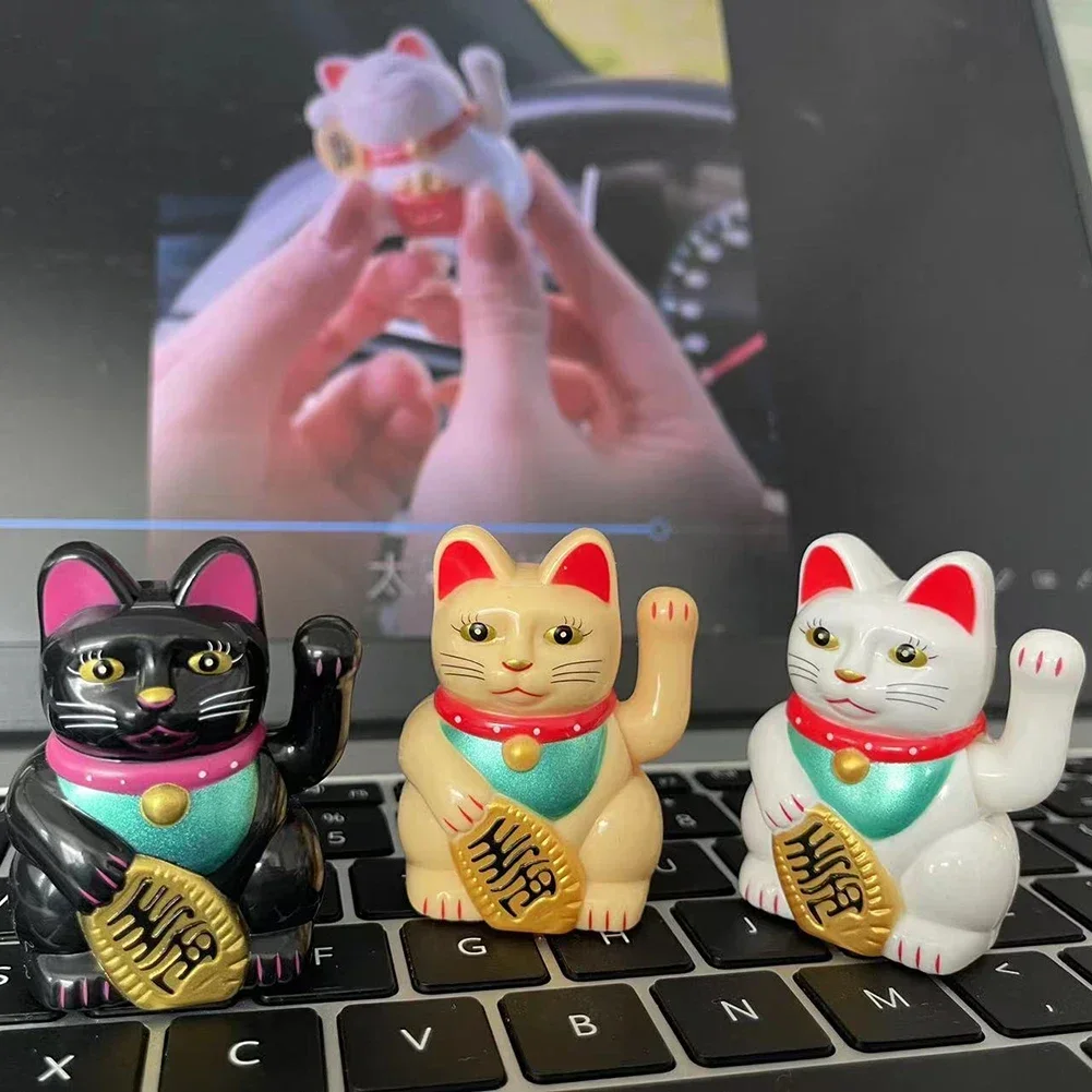 Китайский Lucky Cat мини-солнечная автоматическая размахивающая рука кошка домашний