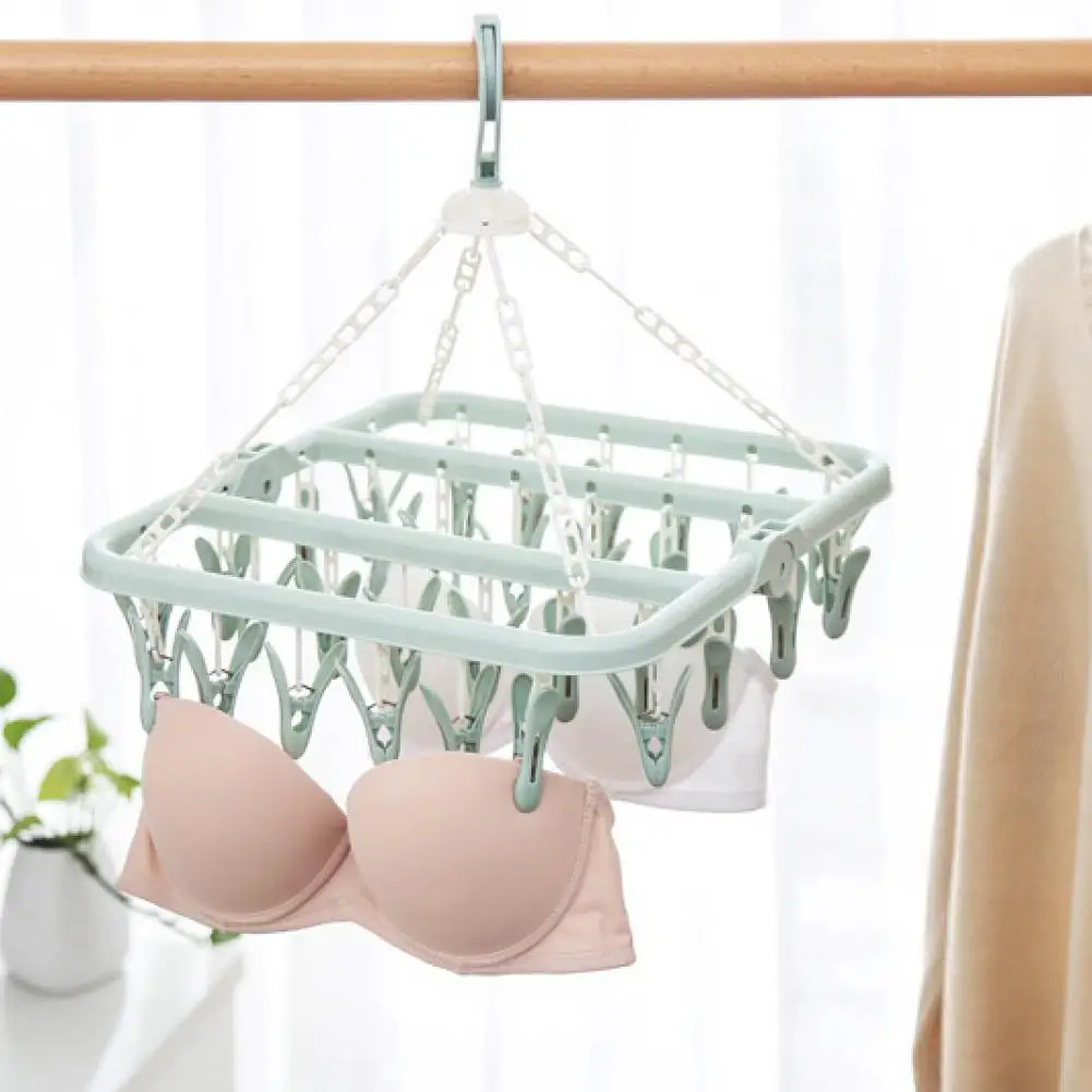 Складные вешалки для одежды съемное пластиковое портативное нижнее белье носков