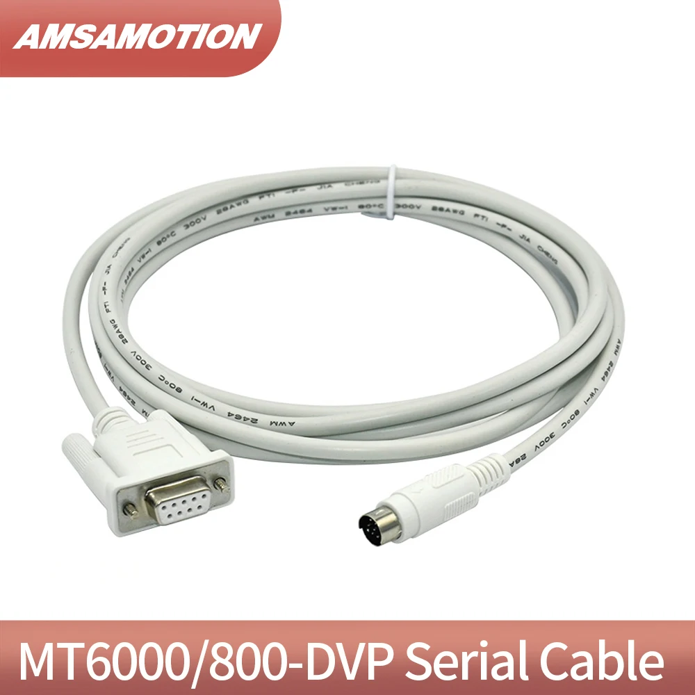 

MT6000/MT8000-DVP Suitable For Veinview MT6000/8000 Series HMI To Delta DVP Series PLC Programming Cable MT6071IP/IE MT8071IP