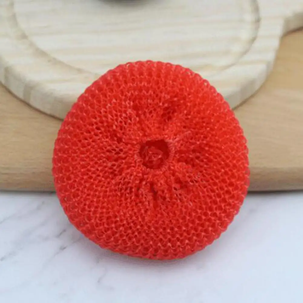 Сетчатый скруббер для посуды двухсторонняя губка мытья кастрюля щетка сетчатый