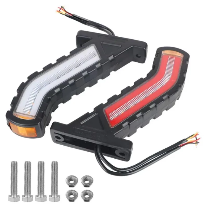 

Водонепроницаемые Боковые Габаритные Огни 12 В/24 В, 2 Шт., Универсальные Для Грузовых Автомобилей С Прицепом