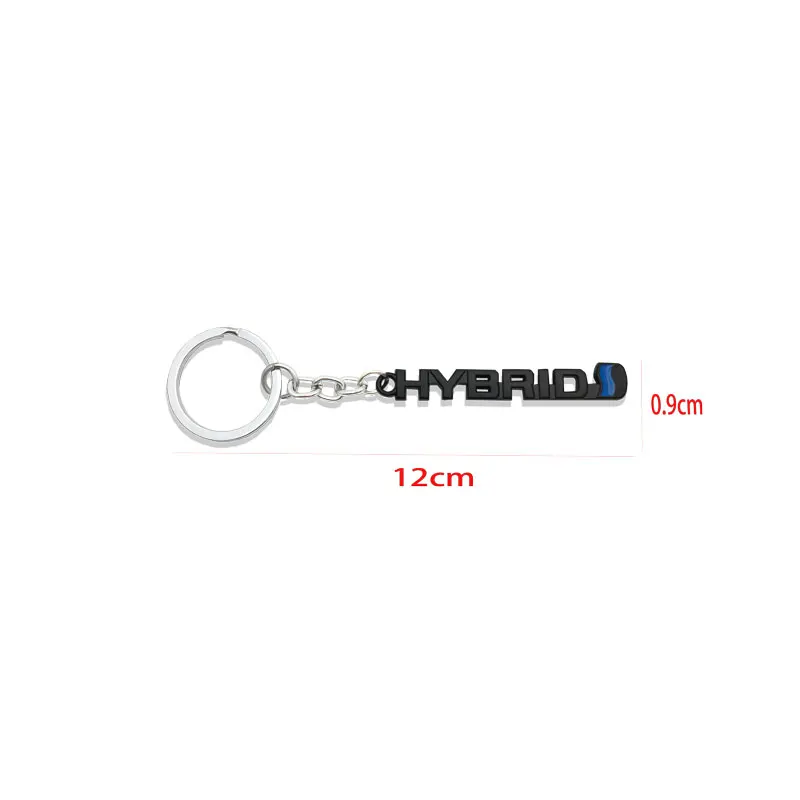 Новый 3D брелок для ключей HYBRID с эмблемой для Toyota Hyundai Nissan Honda Lexus Tesla Chevrolet Peugeot Mazda KIA и др.