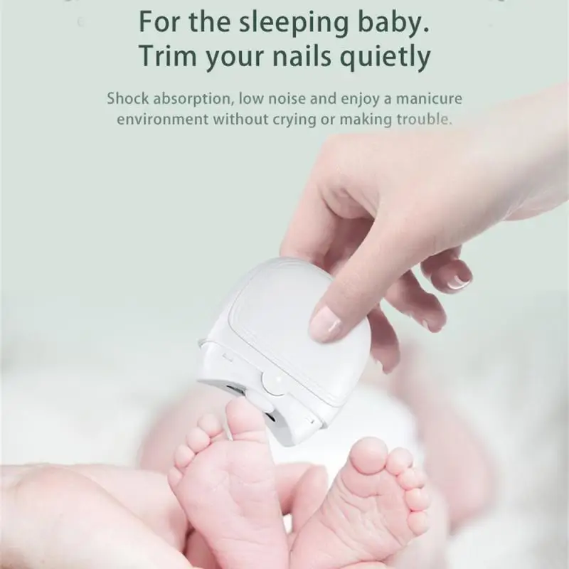 

Electric Automatic Nail Clipper Manicure Nail Trimmer for Adult Baby Finger Toe Scissors Pedicure Thick Nails Cutter Sharpener