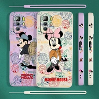 mickey minnie cute for xiaomi redmi note 11t 11 11s 10t 10 9t 9s 9 8t 8 7 6 5 pro liquid left rope phone case cover