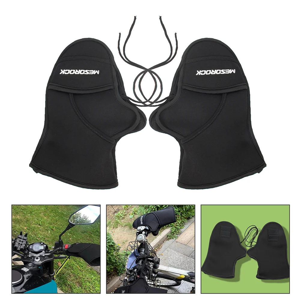 

1 Pair Handbar Mitts Handbar Mittens For Scooter Motorbike Outdoor