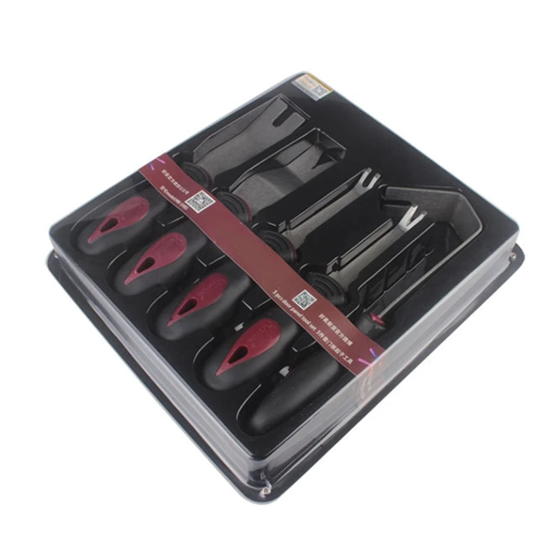 

WSND 5-Piece Plastic Buckle Screwdriver Pry Tools Set Refitting Tool Car Door Plate Buckle Disassembly Car Auto Repair Tools