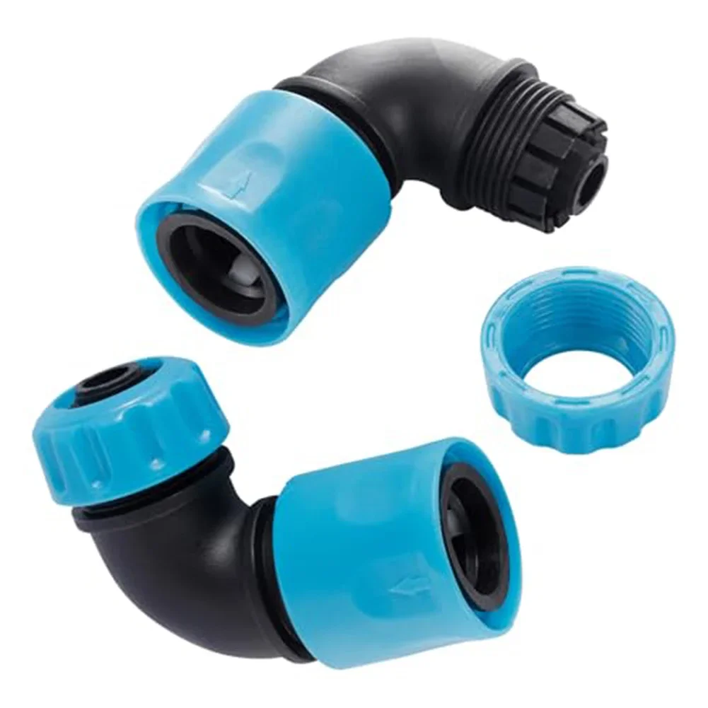 

Быстрые угловые соединители для шланга 1/2", пластик, 2 шт.