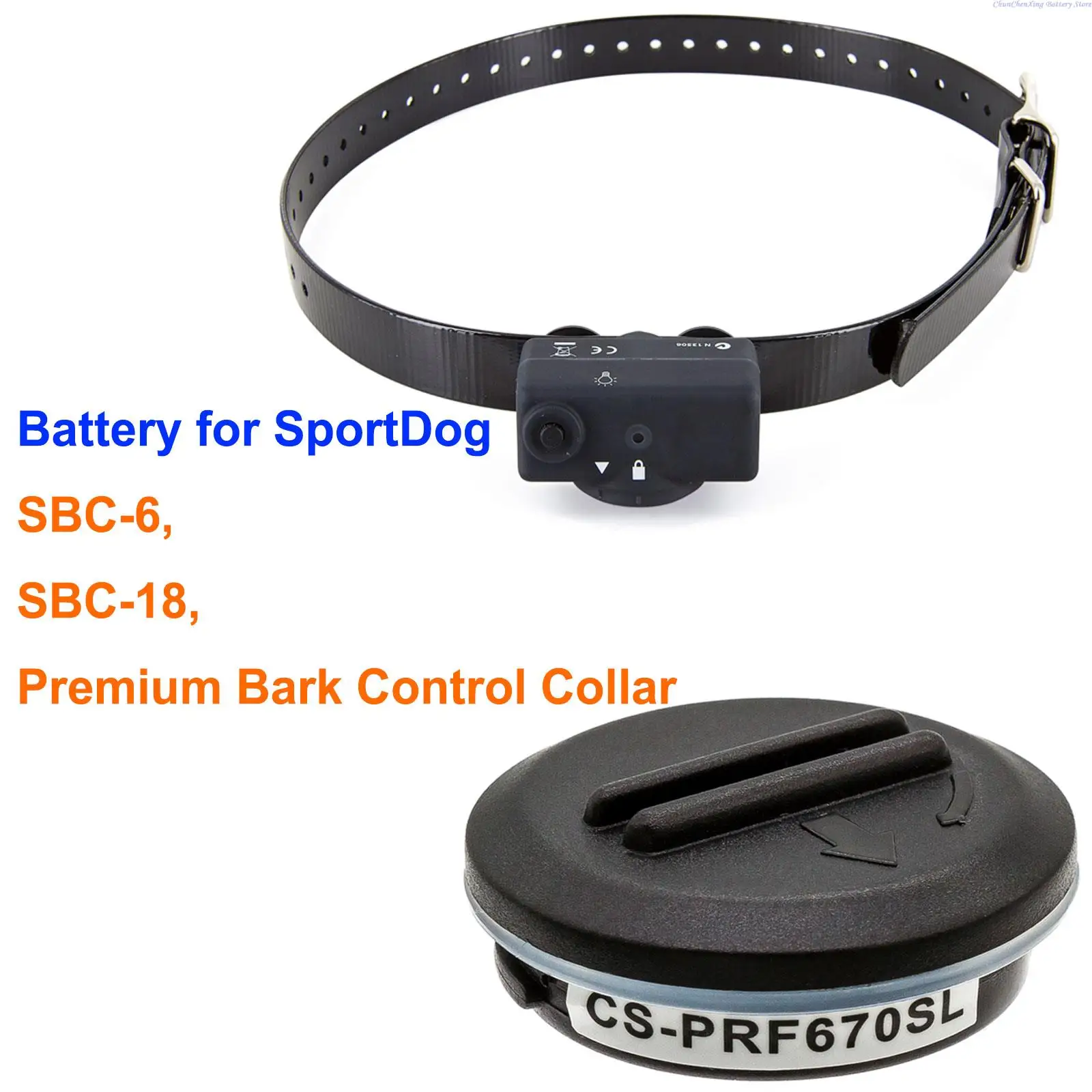 

Cameron Sino 150mAh Battery RFA-67 RFA-67D-11 for SportDog SBC-6, SBC-18, Premium Bark Control Collar