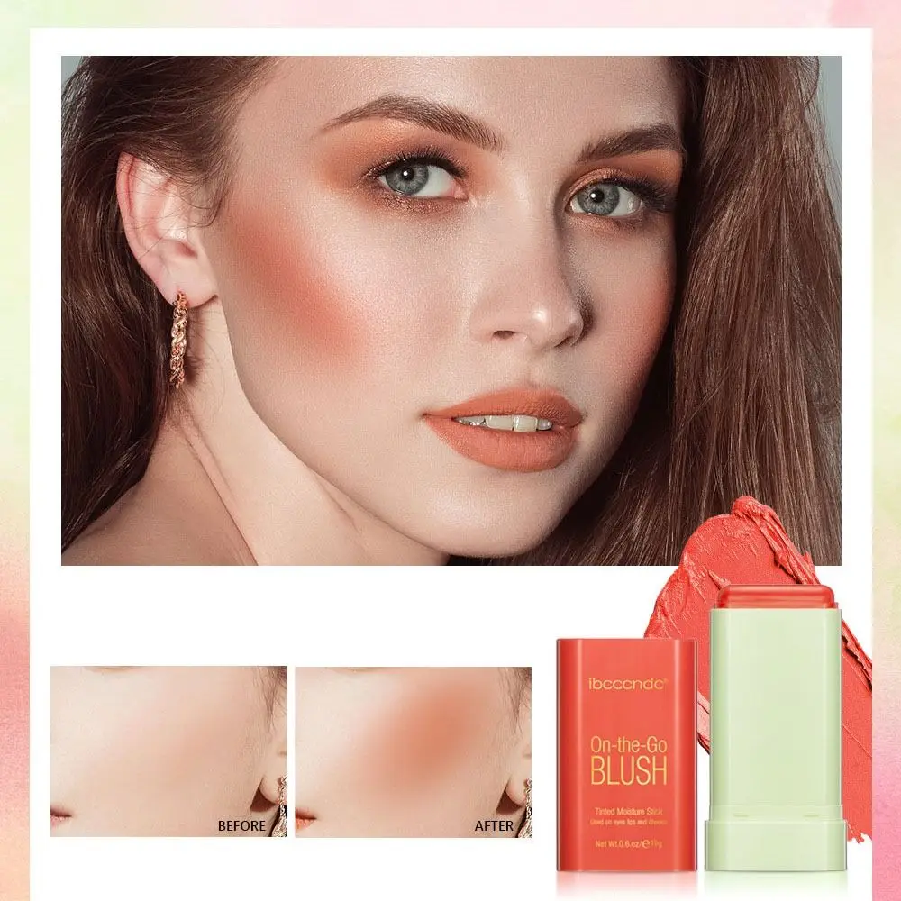 

Cosmetic Tools Cream Stick Pen Contour Shadow Cheek Blusher Blush Stick Shimmer Cheek Rouge Cream for Cheeks and Lips