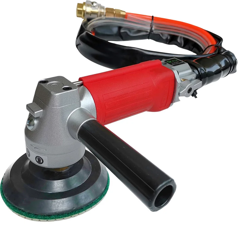 

HUALONG ELA-1601 portable hardware tools rear exhaust air polisher and wet polisher pneumatic grinder