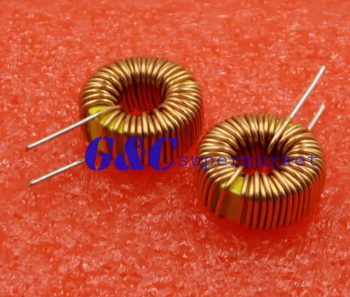 

10PCS Toroid Core Inductors Wire Wind Wound for DIY mah--100uH 6A Coil diy electronics