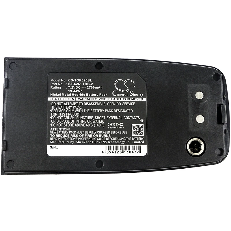 

CS 2700mAh Battery For Topcon 51730 BT-32Q BT-52Q BT-52QA BT-G1 TBB-2 TBB-2R GTS-332N GTS-330 GTS-200 GTS-210 GPT-1003