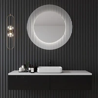 round led makeup wall mirrors art with light hairdresser shower large mirror bathroom modern style lusterko home accessories