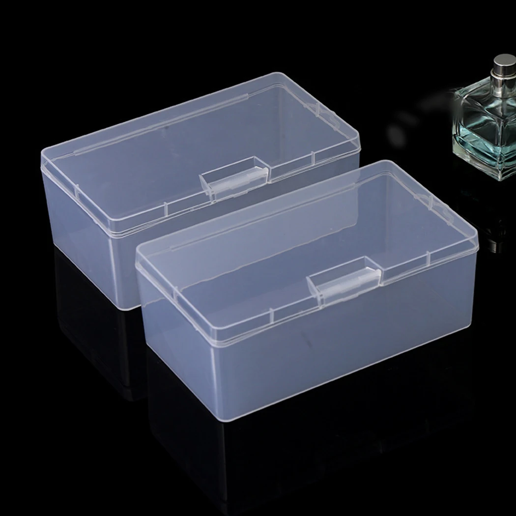 

Plastic Storage Box Transparent Rectangular PP Box With Lid Storage Box Collection Container Dustproof Storage Case Container