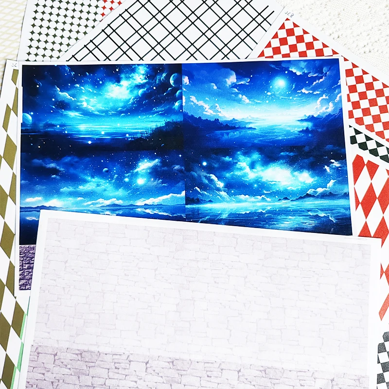 Journal Basic Material Lattice Fence Floor Sky Tree Landscaping Bottom Decoration