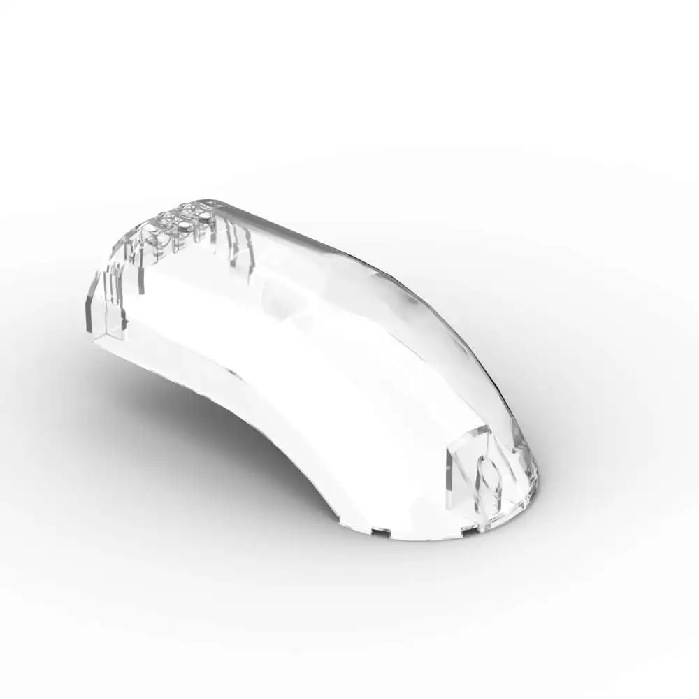 Конструктор MOC детский изогнутый с 3 отверстиями 16x8x6 1 шт.