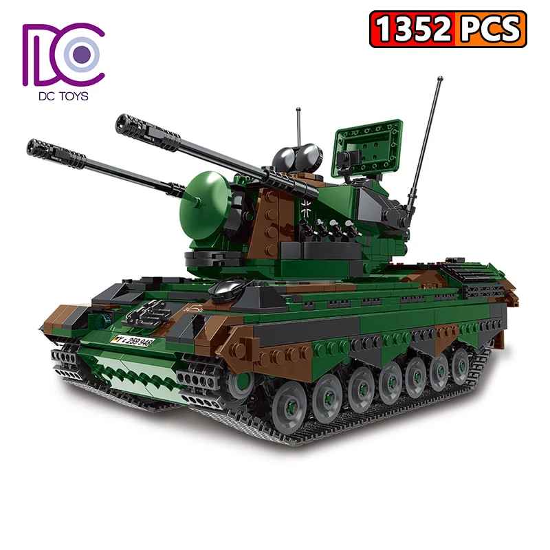 Военный немецкий танк Di &amp zi Второй мировой войны строительные блоки MOC