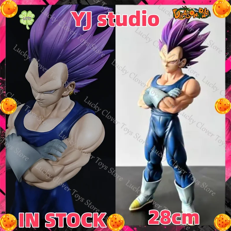 Фото В НАЛИЧИИ: Фигурка Vegeta Ultra Ego из аниме Dragon Ball Wagamama no Gokui, 27 см/10,63 дюйма, от YJ Studio, статуэтка из ПВХ, модель-игрушка. №1